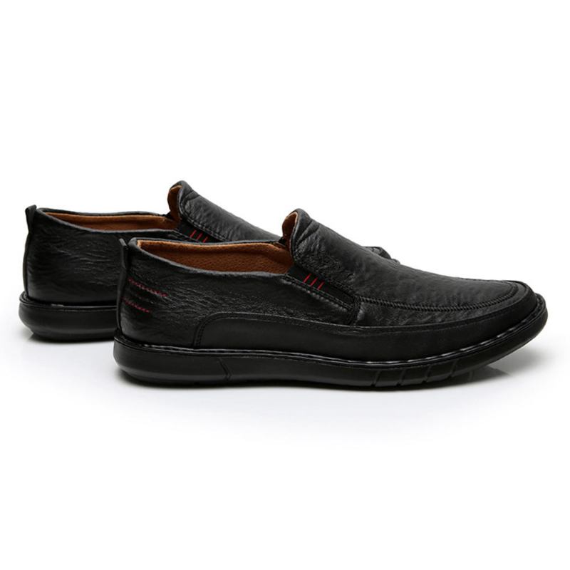 Mænd Skridsikret Slip-on Elastisk Bånd Blød Sål Causal Daily Oxfords