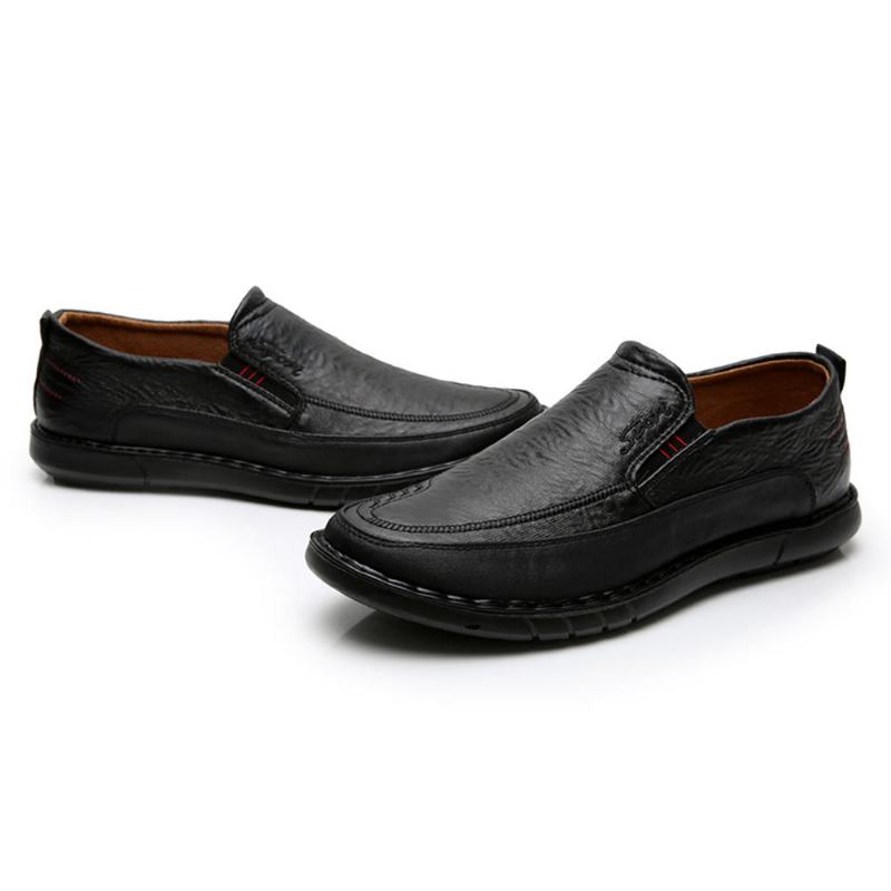 Mænd Skridsikret Slip-on Elastisk Bånd Blød Sål Causal Daily Oxfords