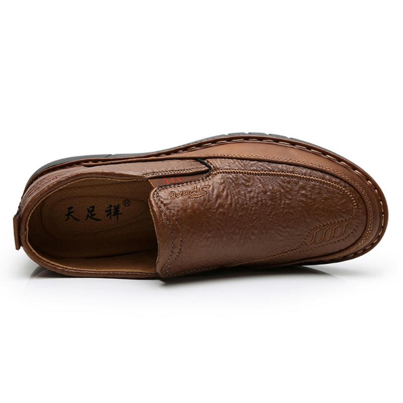 Mænd Skridsikret Slip-on Elastisk Bånd Blød Sål Causal Daily Oxfords