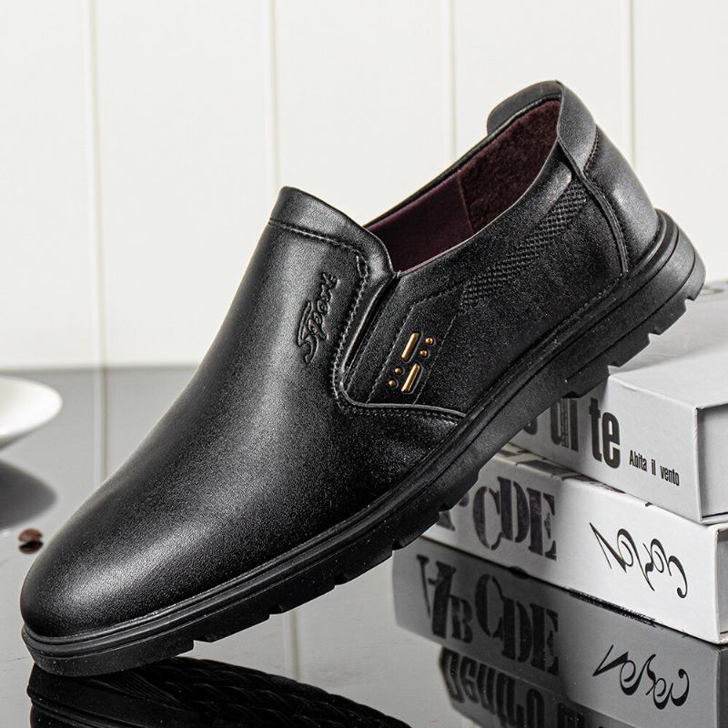 Mænd Slip-on Letvægts Skridsikker Blød Comfy Business Casual Dress Sko