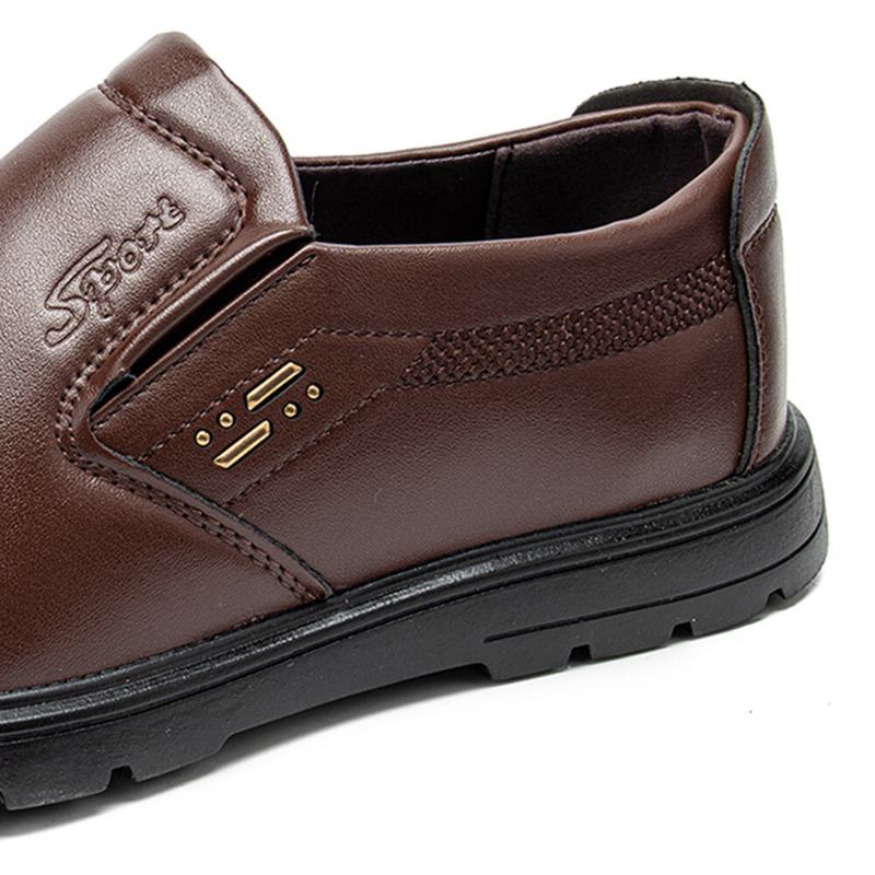 Mænd Slip-on Letvægts Skridsikker Blød Comfy Business Casual Dress Sko