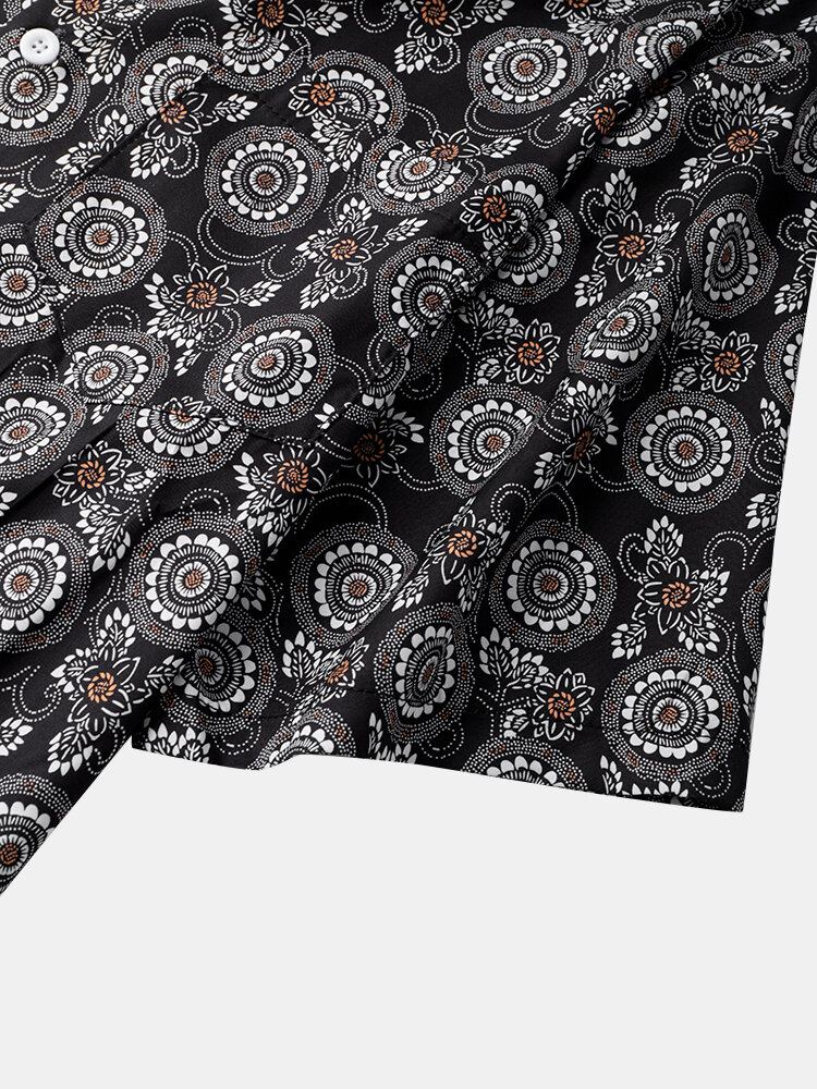 Mænd Allover Paisley Print Graceful Leisure Alle Matchede Skjorter