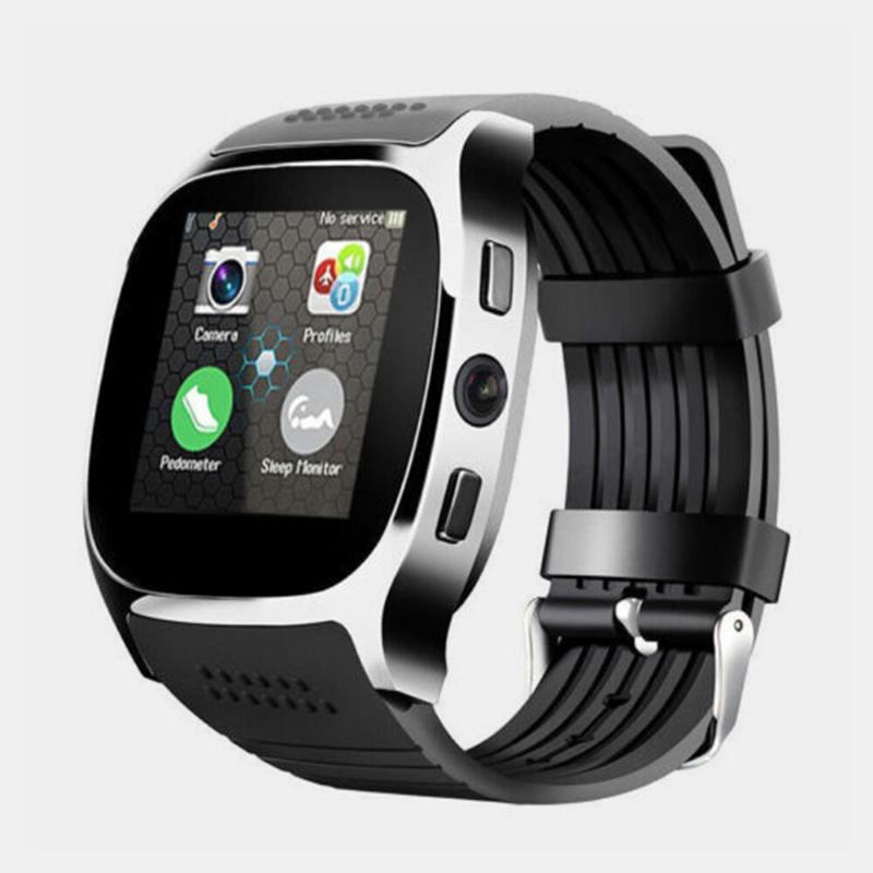 3 Farver Ips Silikone Herre Casual Sports Multifunktionelt Smart Wearable Watch Digital Watch