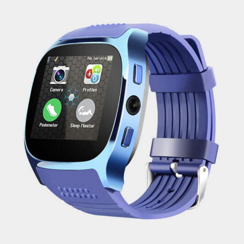 3 Farver Ips Silikone Herre Casual Sports Multifunktionelt Smart Wearable Watch Digital Watch