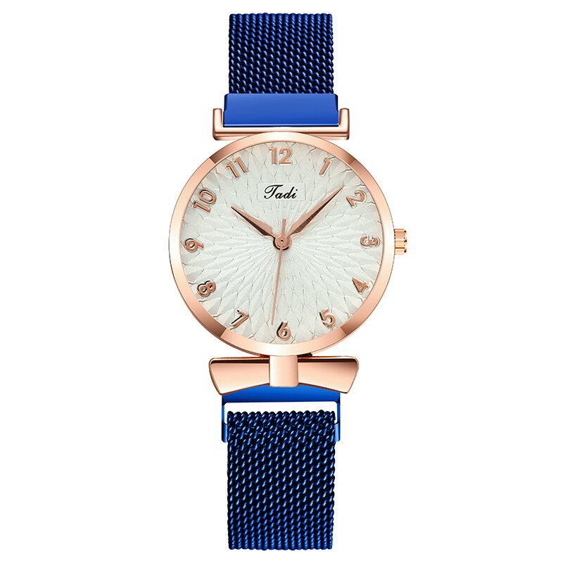 Casual Elegant Design Dame Armbåndsur Fuld Legering Quartz Watch