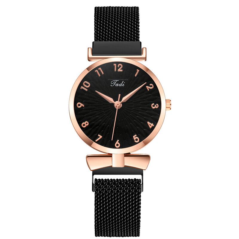 Casual Elegant Design Dame Armbåndsur Fuld Legering Quartz Watch