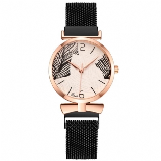 Casual Style Dame Armbåndsur Moderigtigt Fuldt Steel Quartz Watch