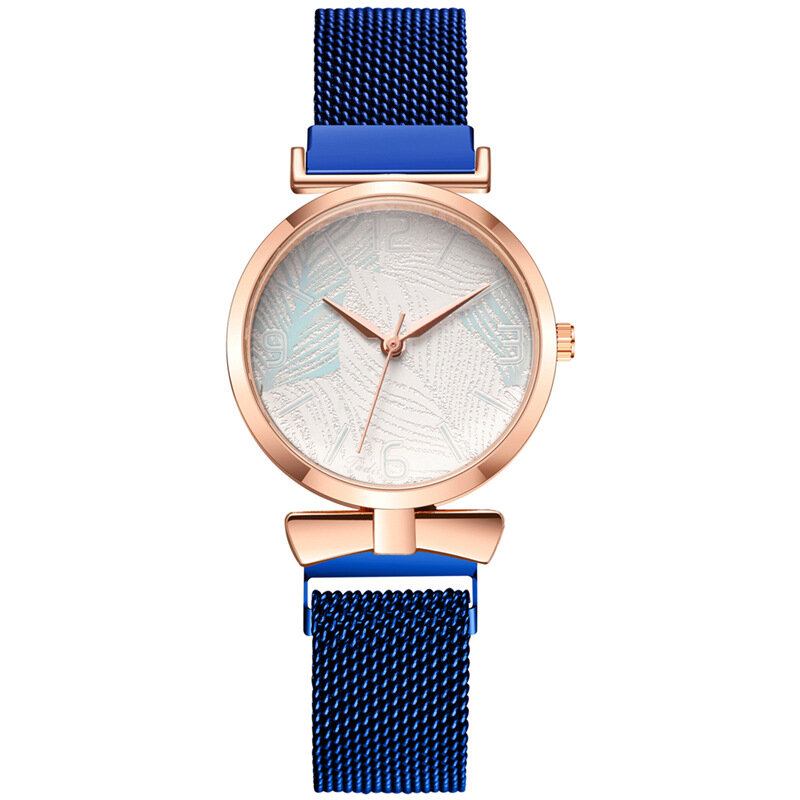 Casual Style Dame Armbåndsur Moderigtigt Fuldt Steel Quartz Watch