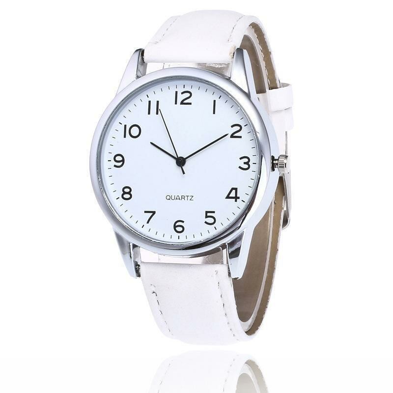 Denton Sidpega Fashion Simple Læderrem Herre Quartz Watch