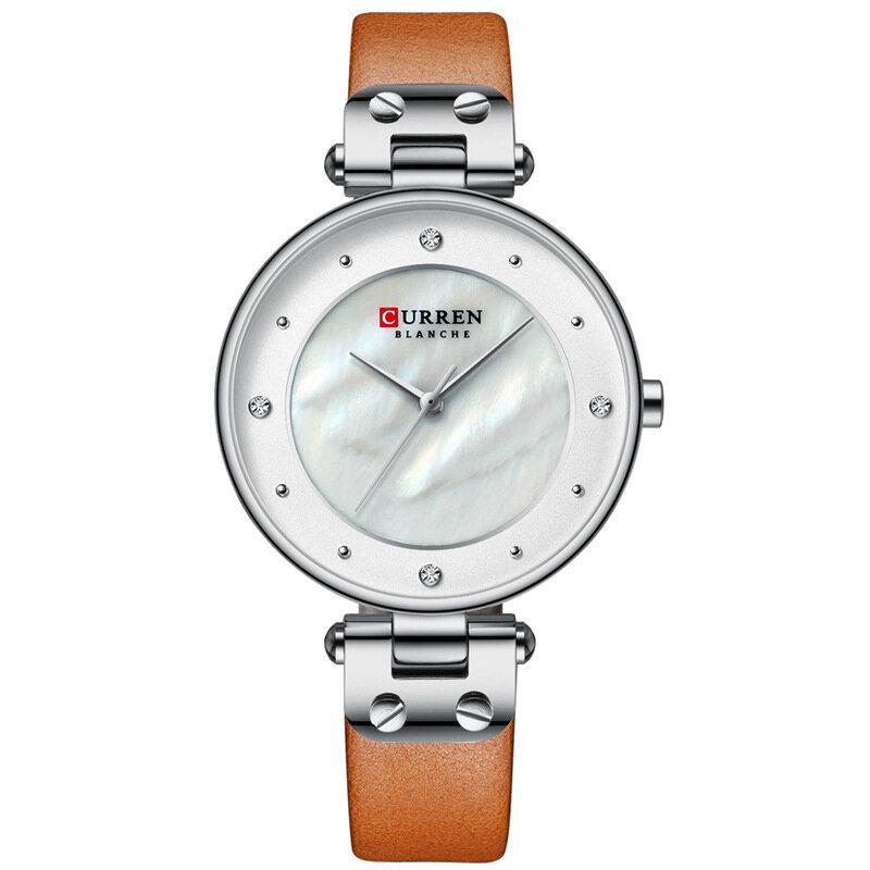 Fashion Crystal Casual Casual Dial Kvinder Quartz Watch