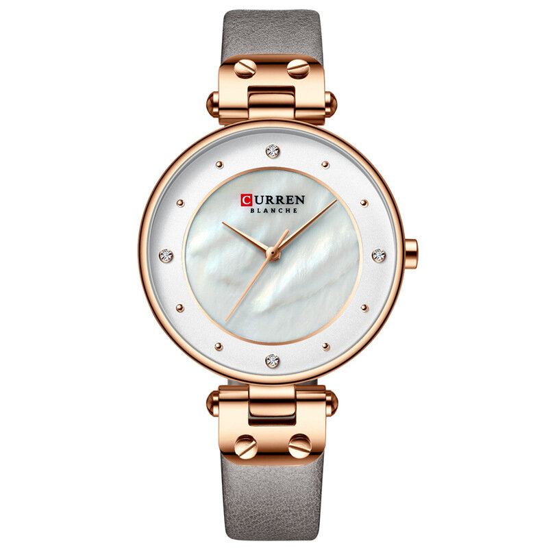 Fashion Crystal Casual Casual Dial Kvinder Quartz Watch