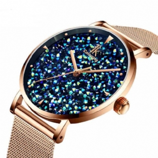 Fashion Style Gypsophila Dial Magnetic Dame Watch Ultra Thin Quartz Watch
