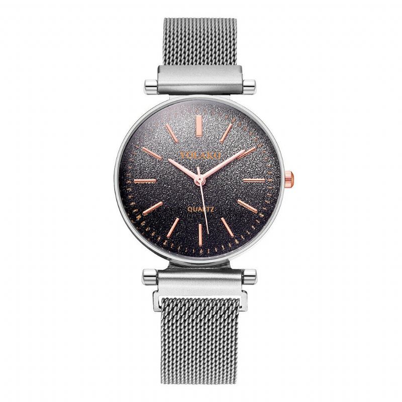 Mode Elegant Gradient Farve Romersk Nummerskive Magnetisk Spænde Damearmbåndsure Quartz Watch